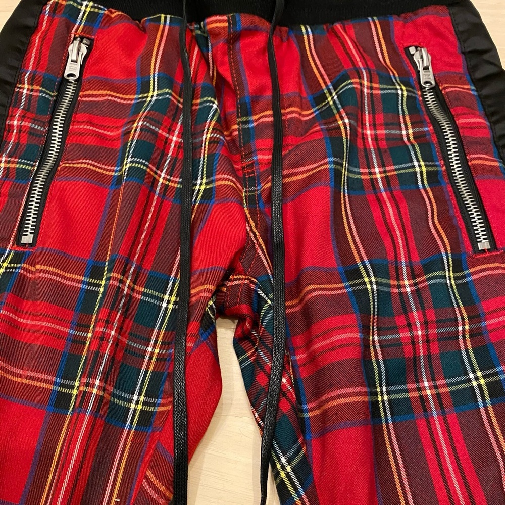 MNML Plaid Track Pants